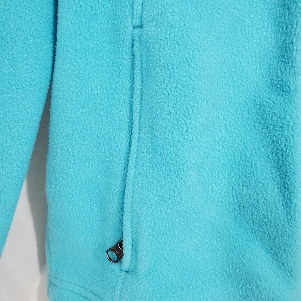 Columbia Children's Turquoise Blue Zip Fleece